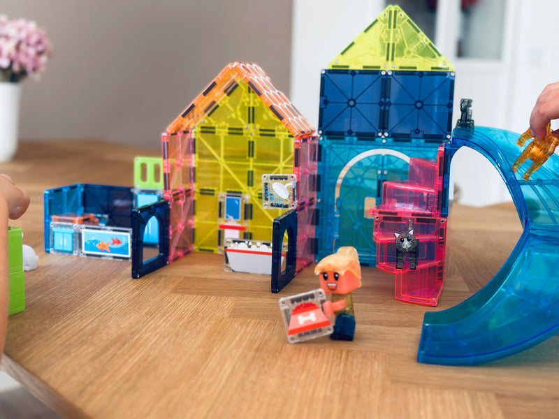 Magna-Tiles - Kæledyrslegeland - 50 dele