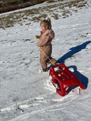 RollySnow Cruiser Kælk i rød farve - L:94 cm - Fra 3 år.