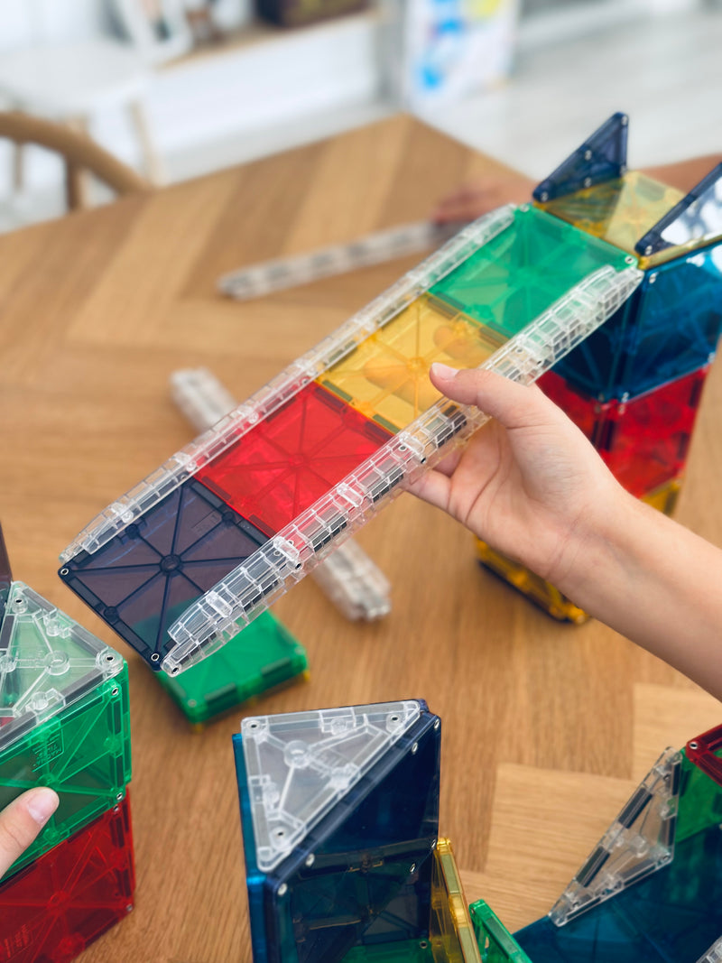 Magna-Tiles - Rail Racers Kuglebane - 90 dele