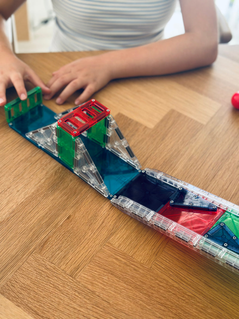 Magna-Tiles - Rail Racers Kuglebane - 90 dele