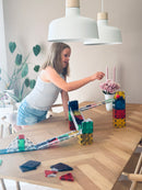 Magna-Tiles - Rail Racers Kuglebane - 90 dele