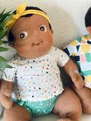 Rubens Baby Dukke, pige - Flo - 45 cm - Fra 0 år.