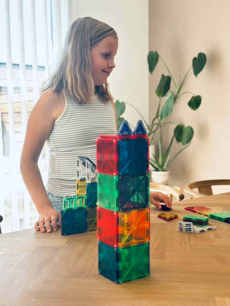 Magna-Tiles - Rail Racers Kuglebane - 90 dele
