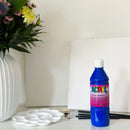 Akrylmaling - blank 500ml - blå - 1 stk