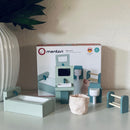 Mentari - Dukkehusmøbler - Badeværelse 5 dele - Fra 3 år