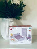 Mentari - Dukkehusmøbler - Soveværelse - 8 dele - Fra 3 år