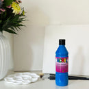 Akrylmaling - blank 500ml - primær blå - 1 stk