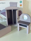 Mentari - Dukkehusmøbler - Soveværelse - 8 dele - Fra 3 år