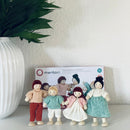 Mentari - Dukkehusfigurer Familien HoneyBunch - 4 dele - Fra 3 år