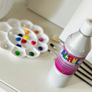 Akrylmaling - metallic 500ml - sølv - 1 stk