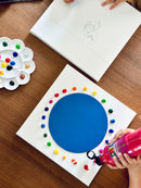 Akrylmaling - 15 stk Mixed Farver - blank 500ml