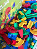 Hubelino - Kuglebaneelementer - 128 dele