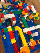 Hubelino - Byggeplade til Kuglebane - 1 stk - Blå