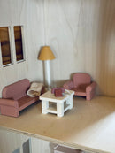 Mentari - Dukkehusmøbler - Dagligstue - 9 dele - Fra 3 år