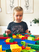 Hubelino - Byggeplade til Kuglebane - 1 stk - Blå