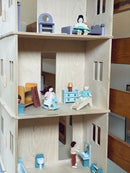 Mentari - Dukkehusfigurer Familien HoneyBunch - 4 dele - Fra 3 år