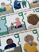 Rubens Baby Tilbehør - Føl & Forstå-kort til rolleleg - Fra 0 år.