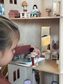 Mentari - Dukkehusfigurer Familien HoneyBunch - 4 dele - Fra 3 år