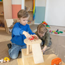 Stor trægarage til legetøjsbiler - Van Dijk Toys