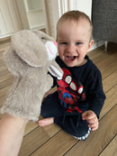 Hånddukke - Kanin - 28 cm