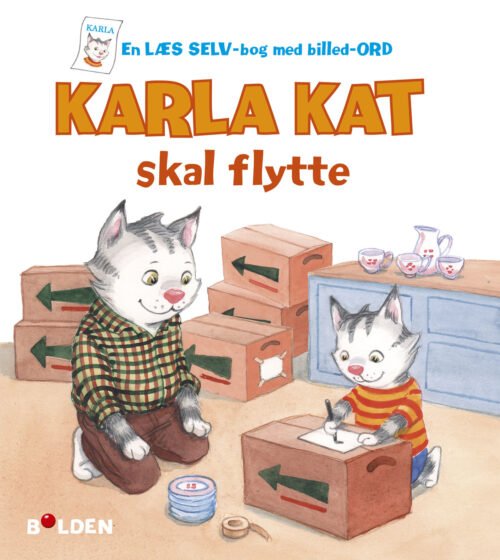 Karla kat skal flytte - Børnebog