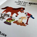 Kig og find og sæt ind: Hvor er Kæledyrene?