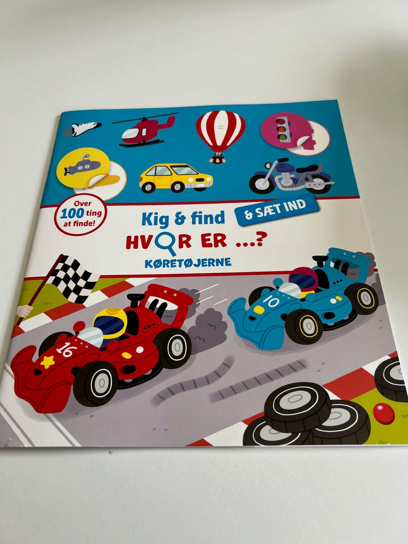 Kig og find og sæt ind: Hvor er Køretøjerne?