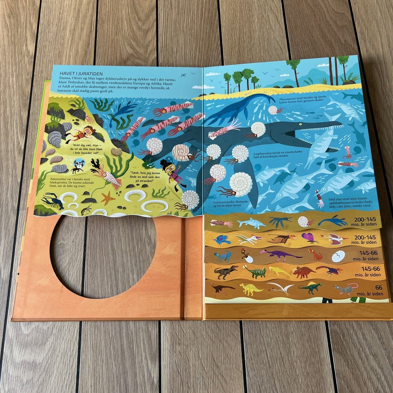 Kom med og mød dinosaurerne - Børnebog