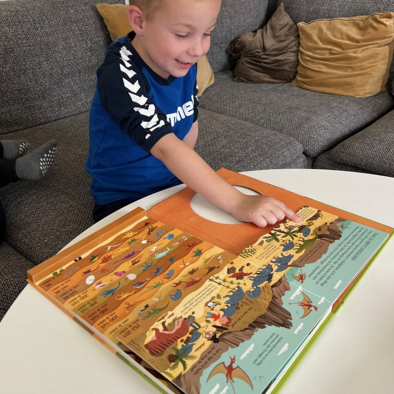 Kom med og mød dinosaurerne - Børnebog