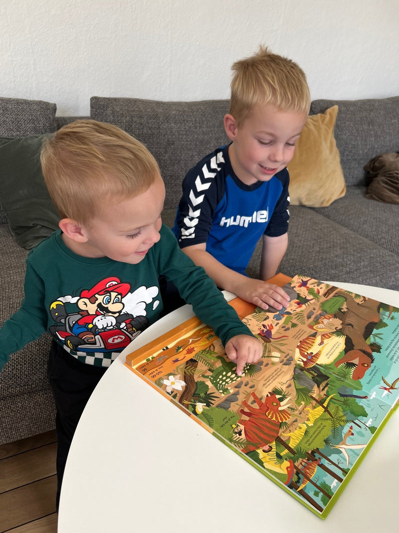 Kom med og mød dinosaurerne - Børnebog