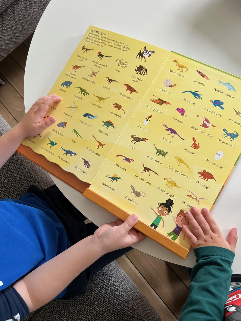 Kom med og mød dinosaurerne - Børnebog