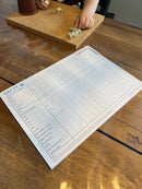 5 x MEGA Yatzysæt med bægere, terninger og blokke - Legebyen - Fra 5 år