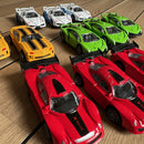 Legetøjsbiler - Luksusbiler - 12 stk - 10 cm.