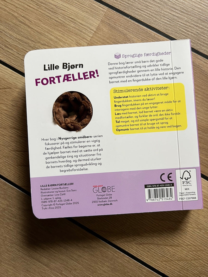 Lille Bjørn fortæller! - Fingerdukkebog