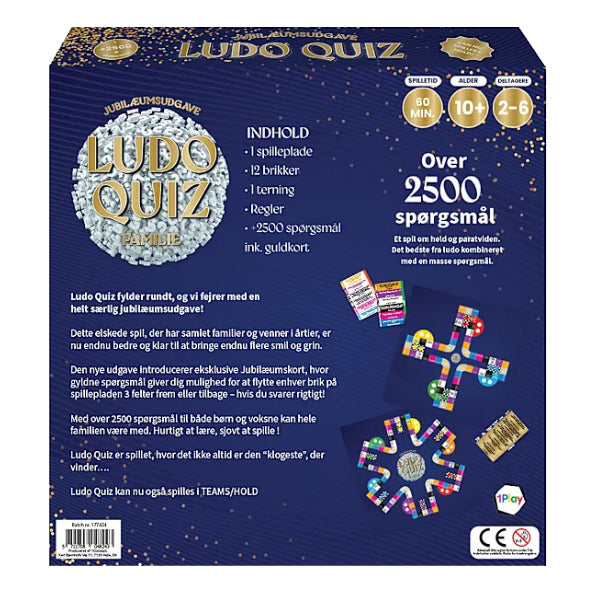 Ludo Quiz Familie - 2500 Spørgsmål