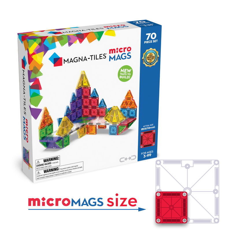 Magna-Tiles microMAGS Deluxesæt - 70 dele