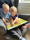 Min allerførste søg og find bog - Sjove dyr - Børnebog