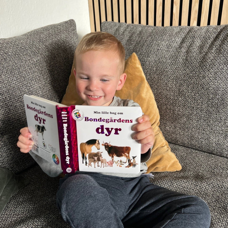 Min lille bog om Bondegårdens dyr - Børnebog