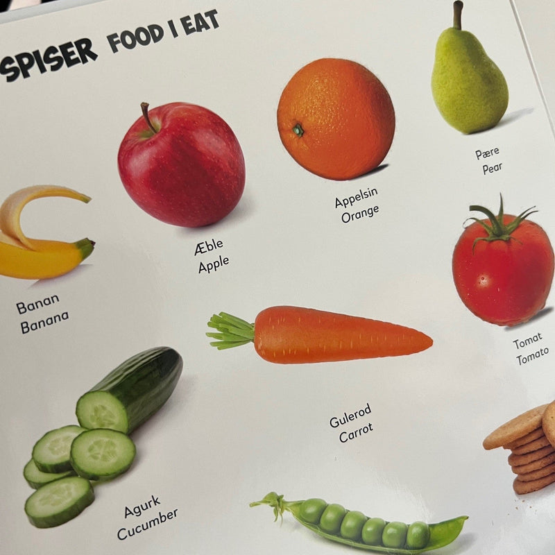 Mine 100 første ord dansk/engelsk - Børnebog