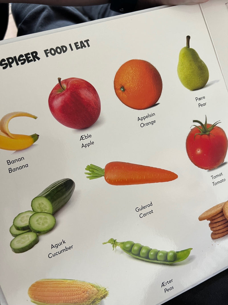 Mine 100 første ord dansk/engelsk - Børnebog