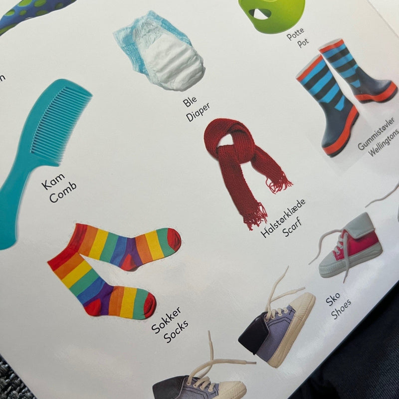 Mine 100 første ord dansk/engelsk - Børnebog