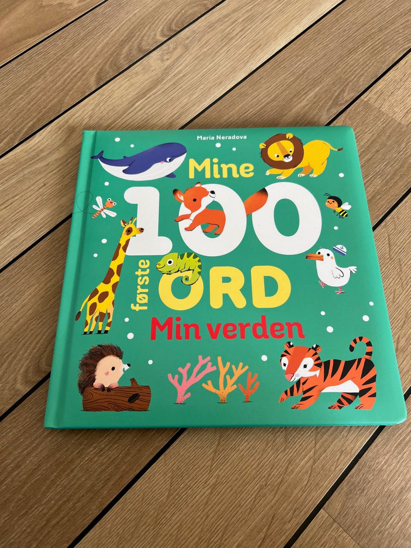 Mine 100 første ord - Min verden - Børnebog