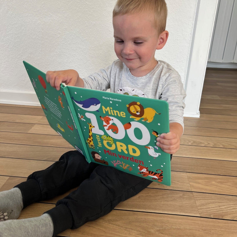 Mine 100 første ord - Min verden - Børnebog
