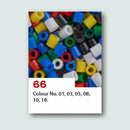 Hama Perler Midi 30000 stk Signalfarve Mix 66 (181-66)