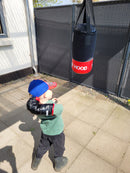 MyHood Boksesæk inkl boksehandsker - 4 kg - Sort - Fra 4 år