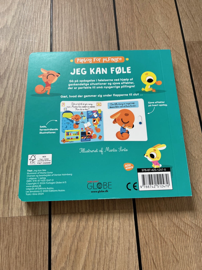 Papbog for pilfingre - Jeg kan føle - Børnebog