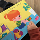 Papbog for pilfingre - Jeg tager tøj på - Børnebog