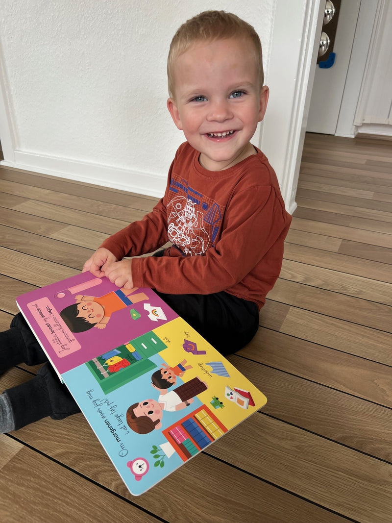 Papbog for pilfingre - Jeg tager tøj på - Børnebog