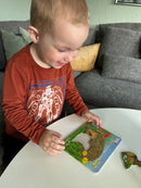 Puslespil i Pap fra Larsen - Skovdyr - 4 stk.