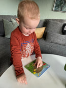 Puslespil i Pap fra Larsen - Skovdyr - 4 stk.